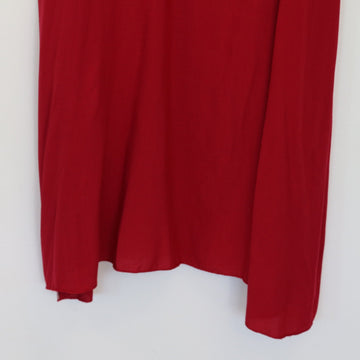 Red Flowy A-Line Dress | Thrift Find – Size L - 0