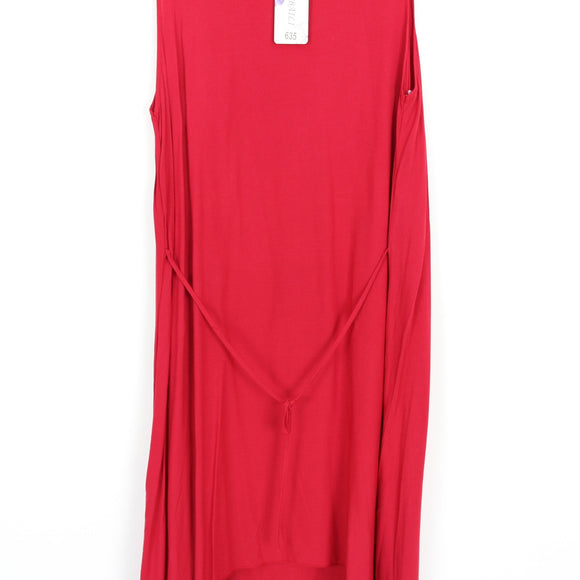 Red Flowy A-Line Dress | Thrift Find – Size L