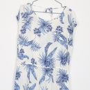 White & Blue Mini Dress | Thrift Find – Size XL-2