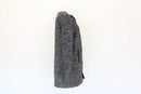 Black & White Faux Leather Trim Coat | Size 8 | Pre-Loved-4