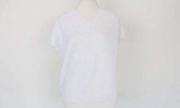 White Knit Blouse | Size M | Brand New