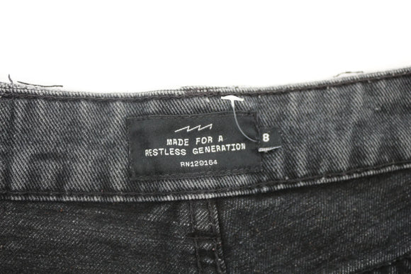 Factorie Black Denim Shorts | Size 8 | Pre-Loved