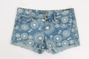 RE Denim Boho-Print Shorts | Size 34 | Pre-Loved-1