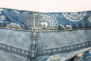 RE Denim Boho-Print Shorts | Size 34 | Pre-Loved-2