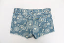 RE Denim Boho-Print Shorts | Size 34 | Pre-Loved-3