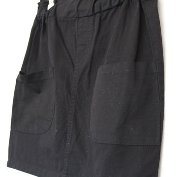 Black Denim Mini Skirt with Pockets | Thrift Find – Size S - 0