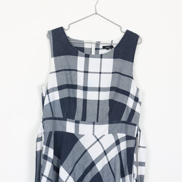 Daniel Hechter Plaid Linen Dress | Thrift Find – Size 38 - 0