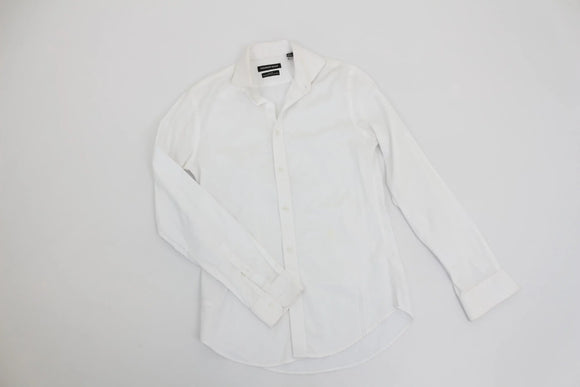 Country Road Slim-Fit 2-Ply Cotton Shirt | Size XS | Pre-Loved
