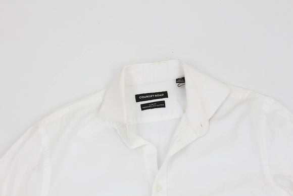 Country Road Slim-Fit 2-Ply Cotton Shirt | Size XS | Pre-Loved
