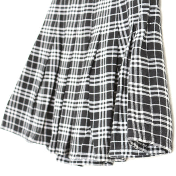 Factorie black and white plaid mini skirt - 8 - 0