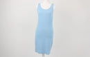 Country Road Baby Blue Ribbed Bodycon Dress | Size XS | Pre-Loved-1