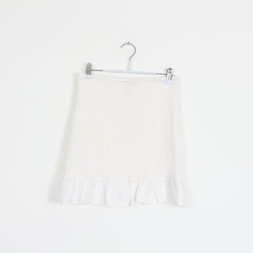 Cotton On cream bodycon skirt - XS