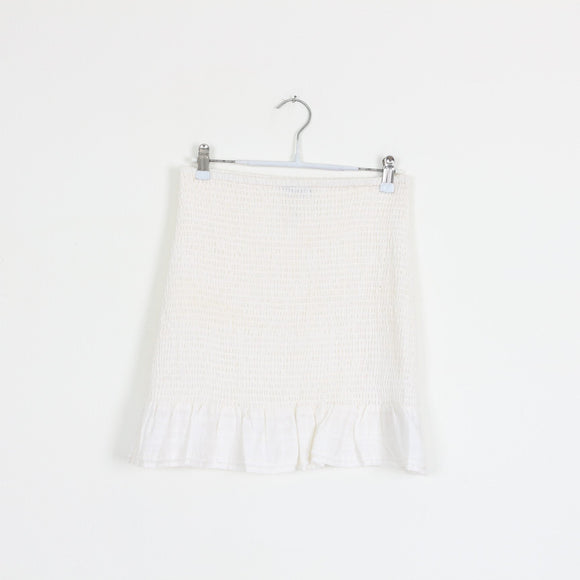 Cotton On cream bodycon skirt - XS