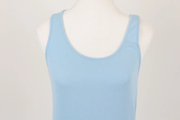 Country Road Baby Blue Ribbed Bodycon Dress | Size XS | Pre-Loved