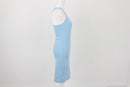 Country Road Baby Blue Ribbed Bodycon Dress | Size XS | Pre-Loved-4