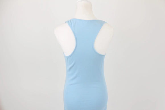 Country Road Baby Blue Ribbed Bodycon Dress | Size XS | Pre-Loved