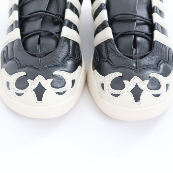Adidas Y-3 Yohji Yamamoto Regu Black Leather Sneakers – Size 8