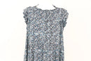 Blue Floral Tiered Midi Dress | Size M | Pre-Loved-2