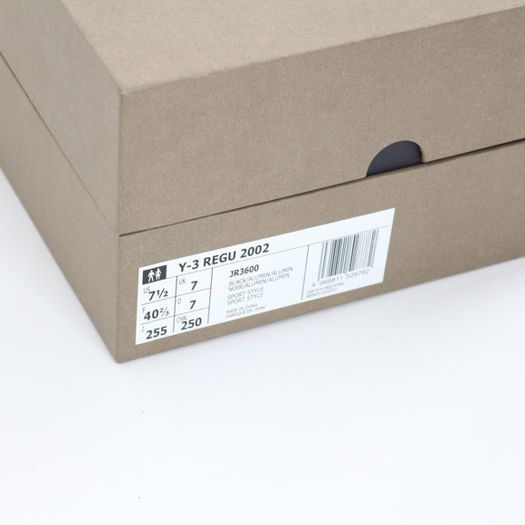 Adidas Y-3 Yohji Yamamoto Regu Black Leather Sneakers – Size 8