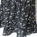 H&M Black and Floral Mini Dress, Size 10-3