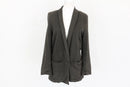 Earth Addict Grey Tailored Blazer | Size 32 | Pre-Loved-1