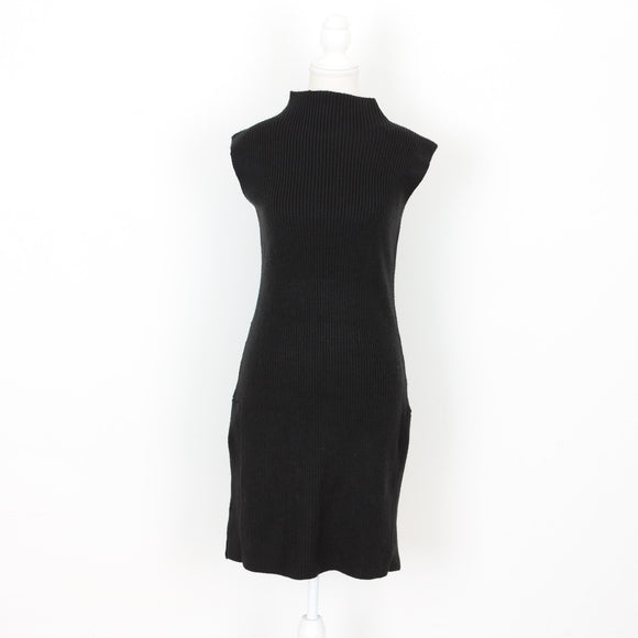 Woolworths Black Knitted Dress, Size S