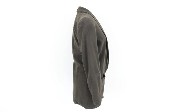 Earth Addict Grey Tailored Blazer | Size 32 | Pre-Loved