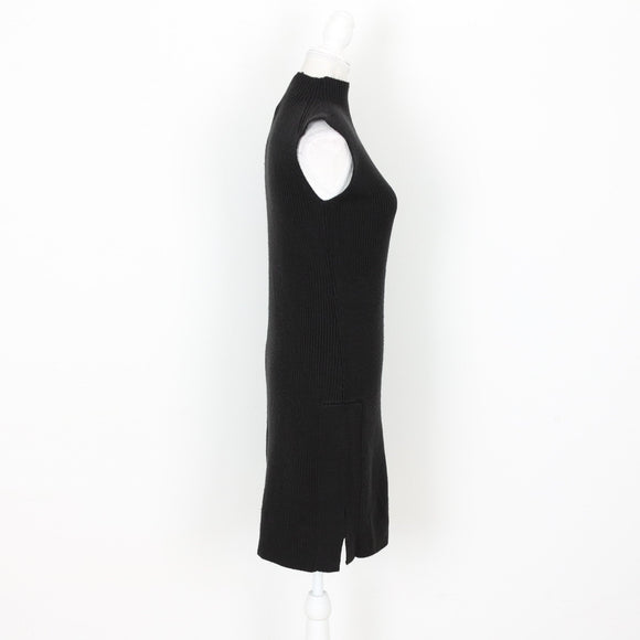 Woolworths Black Knitted Dress, Size S