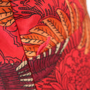 Red Printed Satin Mini Dress, Size 10-3