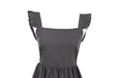 Black Ruffle-Sleeve Mini Dress | Size S | Brand New-2