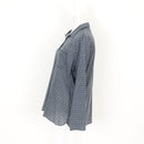 David Jones Navy and White Shirt, Size 14-5