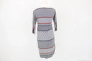 Woolworths White, Black & Red Patterned Dress | Size 6 | Pre-Loved-4