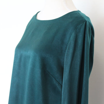 David Jones Emerald Green Satin Dress, Size 10 - 0