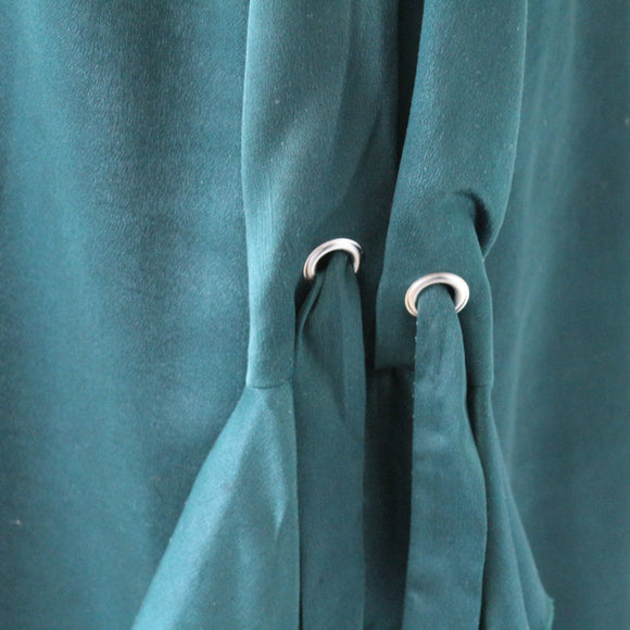 David Jones Emerald Green Satin Dress, Size 10