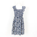 Blue, White and Yellow Summer Dress, Size M-1