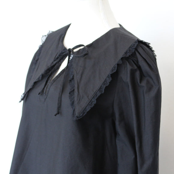Black Dress with Neckline Detail, Size S