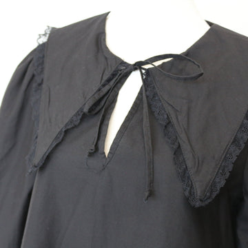 Black Dress with Neckline Detail, Size S - 0