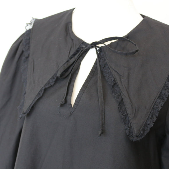 Black Dress with Neckline Detail, Size S