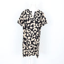Cheetah Print T-Shirt-Style Dress, Size M-1