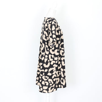 Cheetah Print T-Shirt-Style Dress, Size M - 0