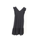 Woolworths Black Linen Dress, Size M-1