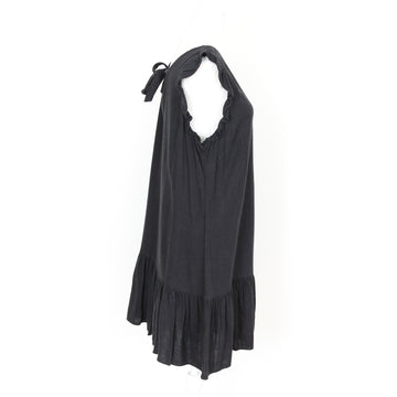 Woolworths Black Linen Dress, Size M - 0