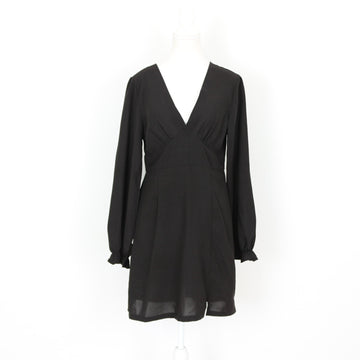 Shein Black Long-Sleeve Mini Dress, Size M