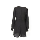 Shein Black Long-Sleeve Mini Dress, Size M-5