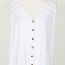 Woolworths White Linen Mini Dress, Size L-2