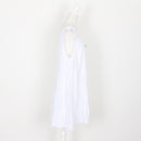 Woolworths White Linen Mini Dress, Size L-3