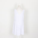 Woolworths White Linen Mini Dress, Size L-5