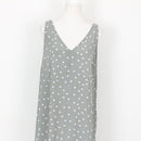 Sage Green and Polka Dot Dress, Size M-3