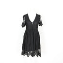Shein Black Lace Mini Dress, Size M-1