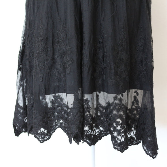 Shein Black Lace Mini Dress, Size M